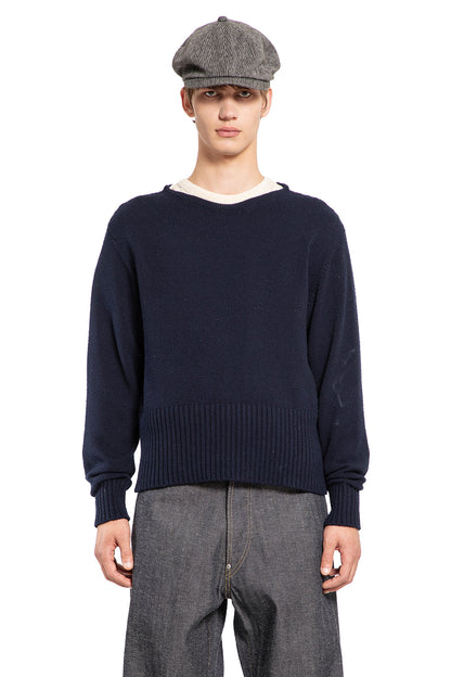 TAIGA TAKAHASHI MAN BLUE KNITWEAR