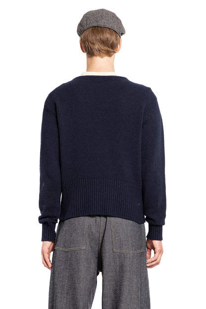 TAIGA TAKAHASHI MAN BLUE KNITWEAR