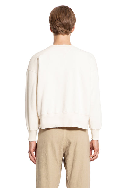 TAIGA TAKAHASHI MAN OFF-WHITE SWEATSHIRTS