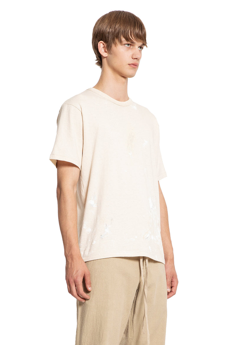 TAIGA TAKAHASHI MAN OFF-WHITE T-SHIRTS & TANK TOPS