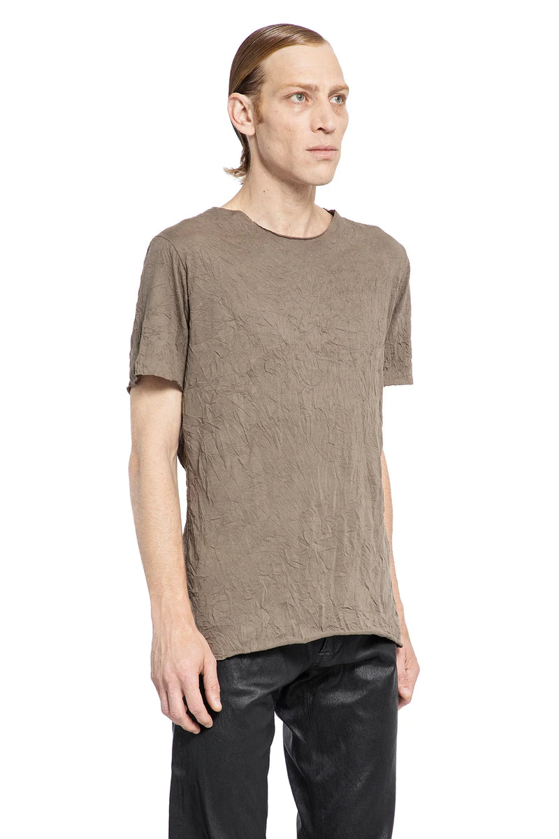 Crinkled Nylon Jersey T-Shirt - Antonioli.eu