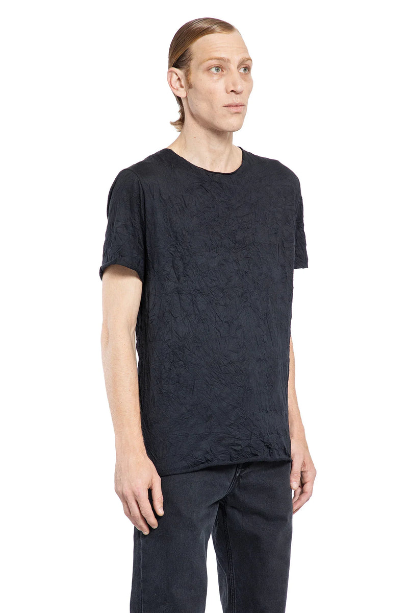 Crinkled Nylon Cotton Jersey t-shirt - Antonioli.eu