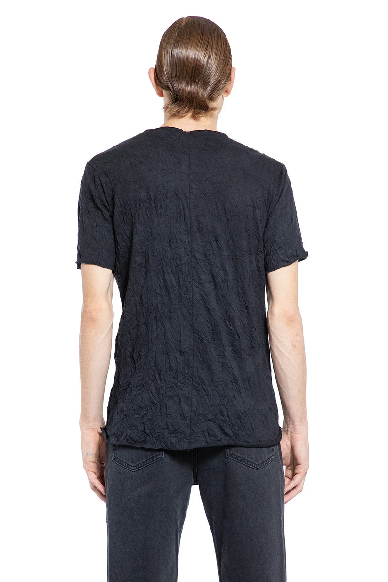 Crinkled Nylon Cotton Jersey t-shirt - Antonioli.eu