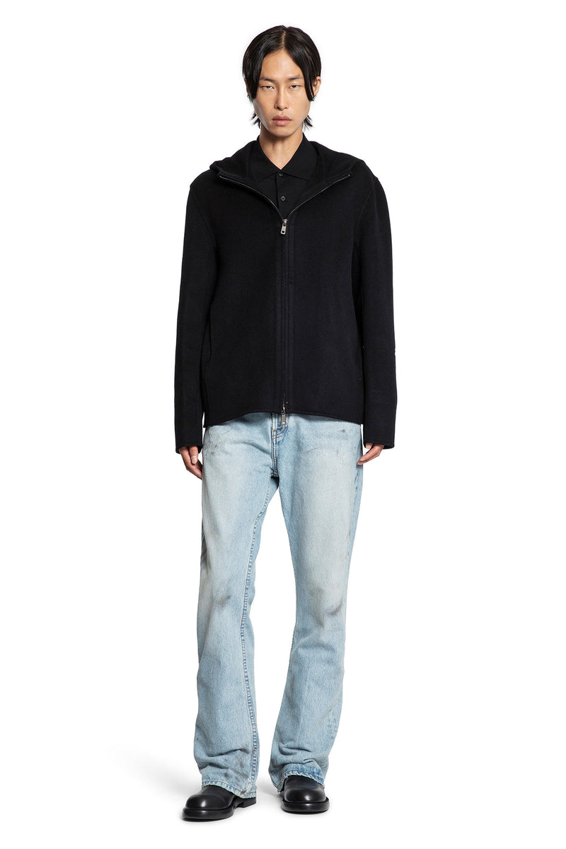 Wool Cashmere Felt Hooded Jacket - Antonioli.eu