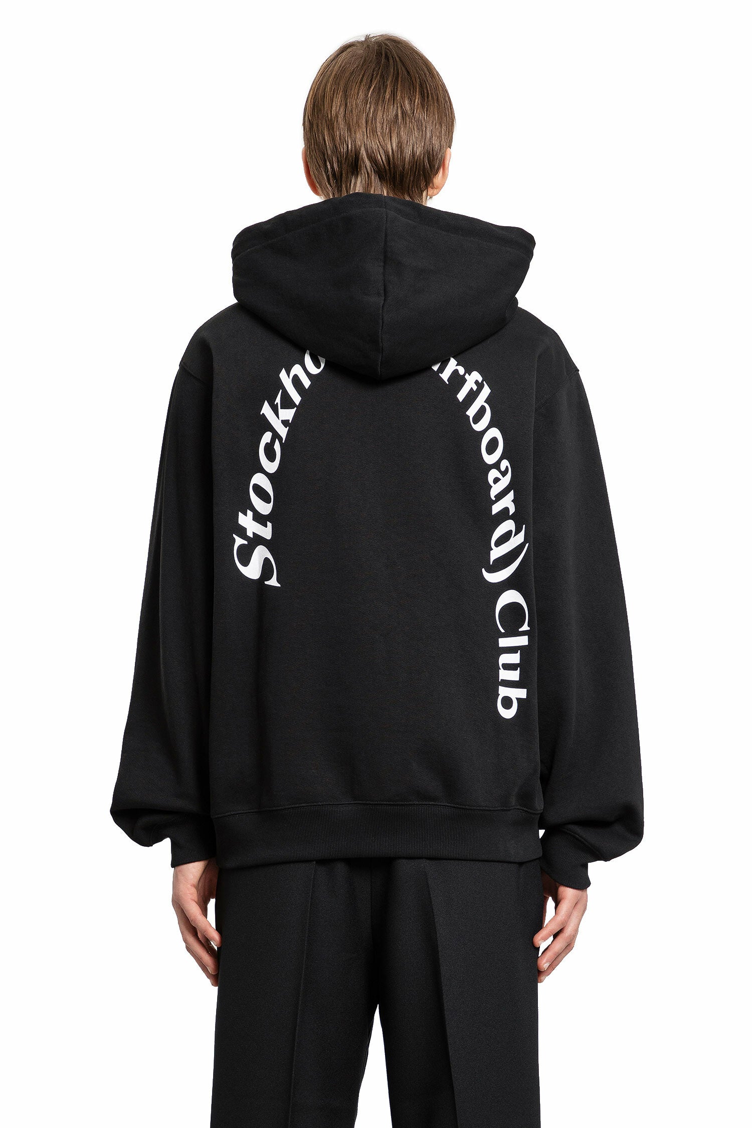 STOCKHOLM SURFBOARD CLUB MAN BLACK SWEATSHIRTS