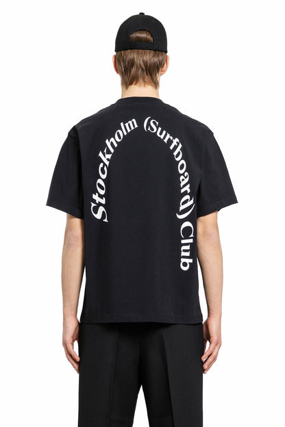 STOCKHOLM SURFBOARD CLUB MAN BLACK T-SHIRTS & TANK TOPS