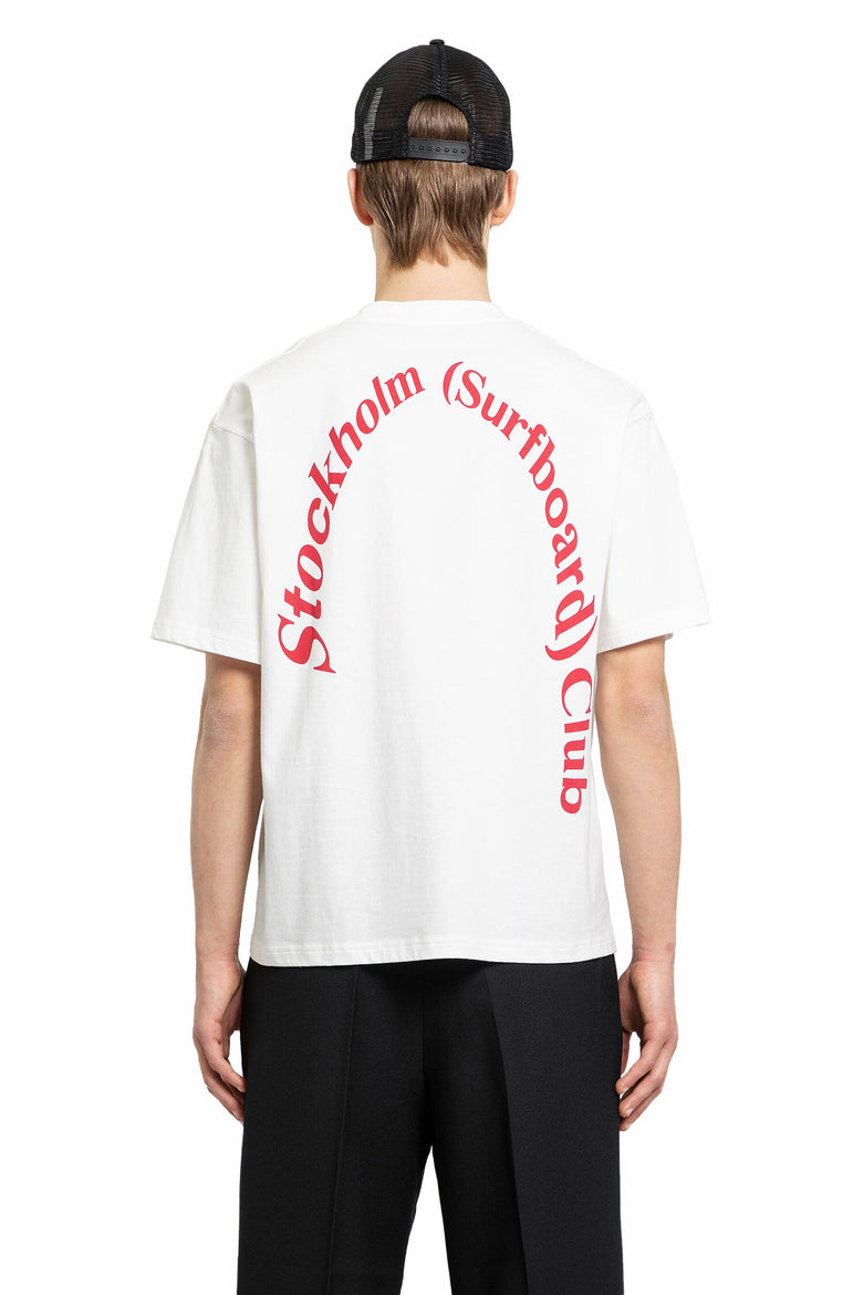 STOCKHOLM SURFBOARD CLUB MAN WHITE T-SHIRTS & TANK TOPS