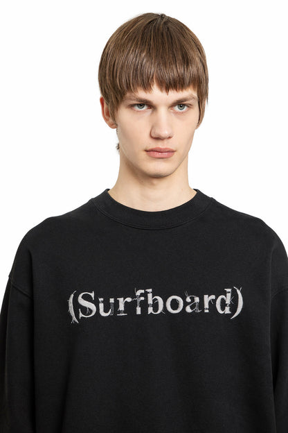 STOCKHOLM SURFBOARD CLUB MAN BLACK SWEATSHIRTS