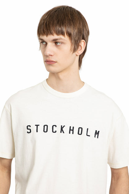 STOCKHOLM SURFBOARD CLUB MAN OFF-WHITE T-SHIRTS & TANK TOPS