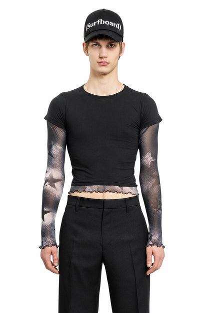 Antonioli STOCKHOLM SURFBOARD CLUB MAN BLACK T-SHIRTS & TANK TOPS