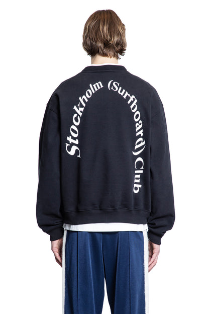 STOCKHOLM SURFBOARD CLUB MAN BLACK SWEATSHIRTS