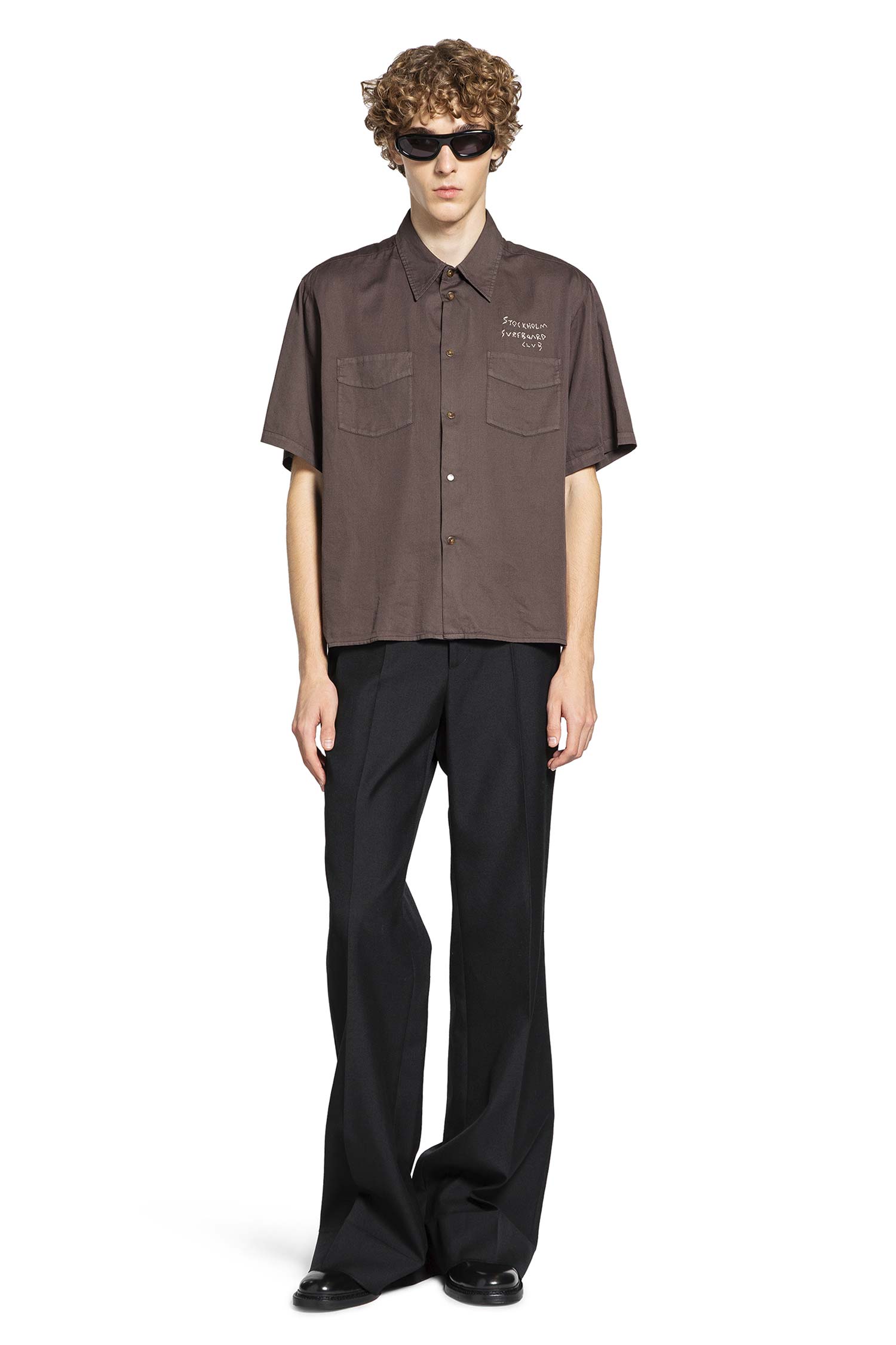 STOCKHOLM SURFBOARD CLUB MAN BROWN SHIRTS
