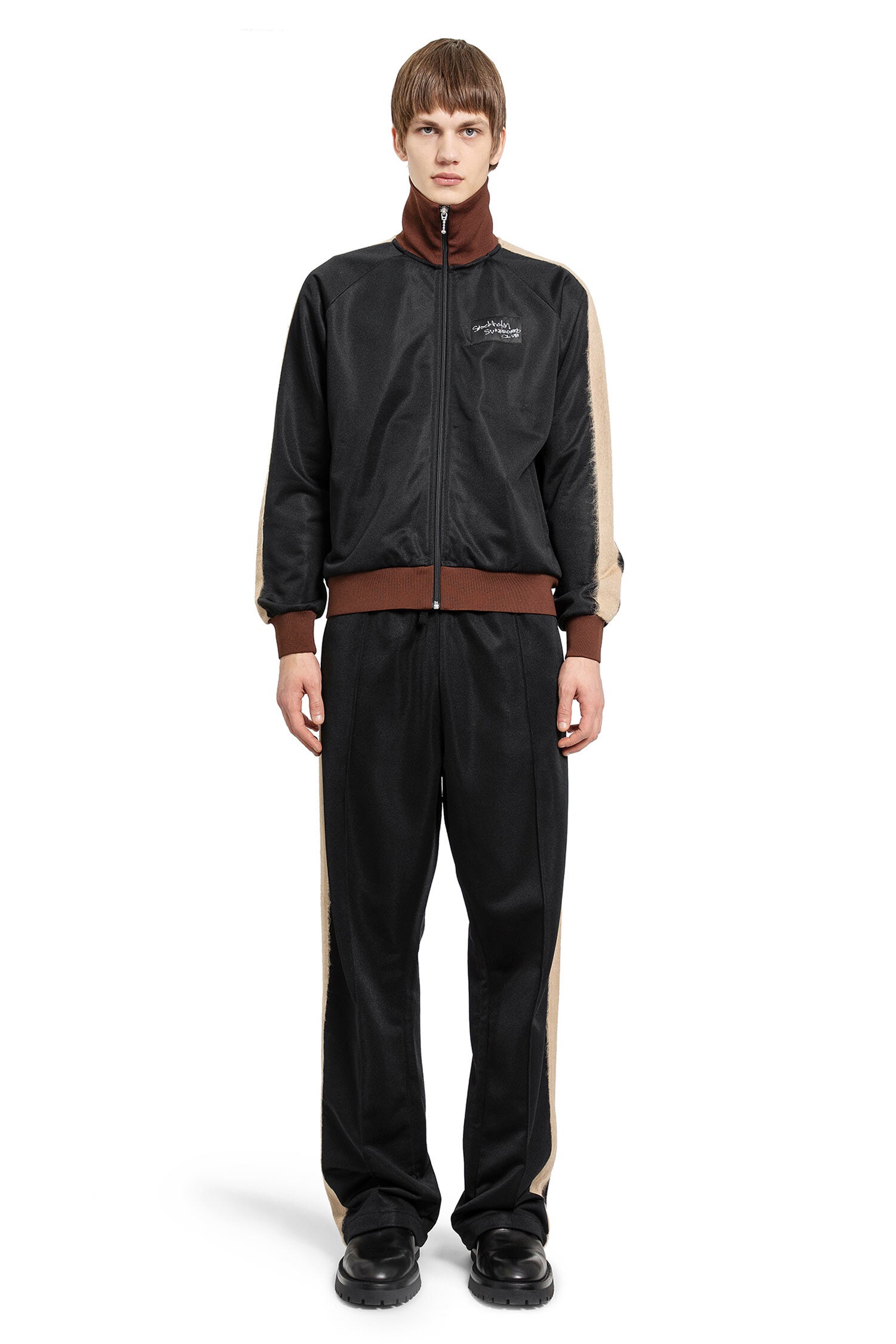 STOCKHOLM SURFBOARD CLUB MAN BLACK TROUSERS