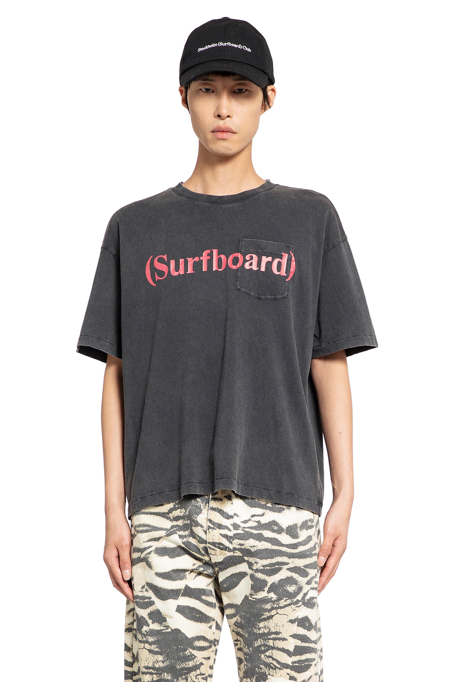 STOCKHOLM SURFBOARD CLUB MAN BLACK T-SHIRTS & TANK TOPS