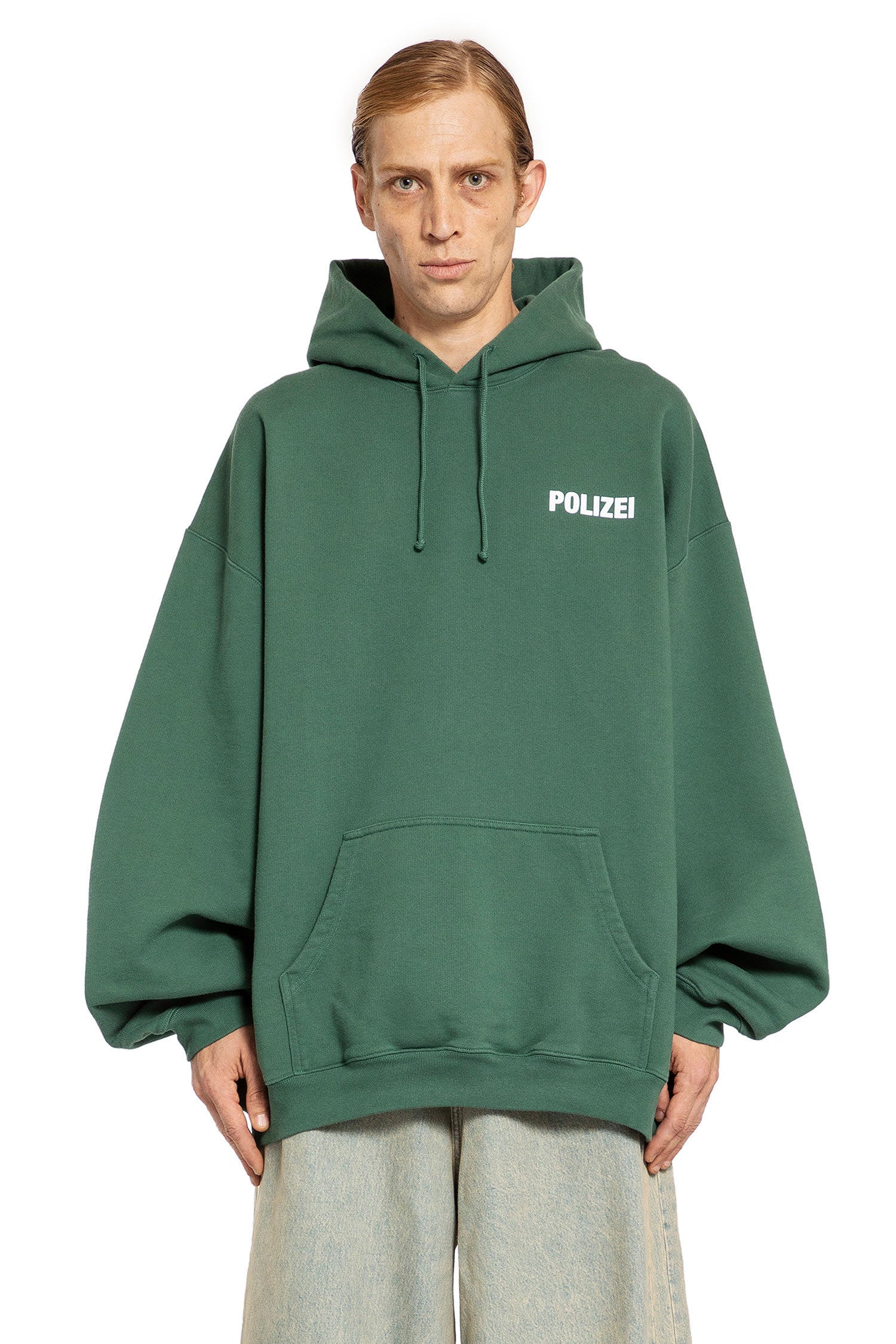 VETEMENTS MAN GREEN SWEATSHIRTS