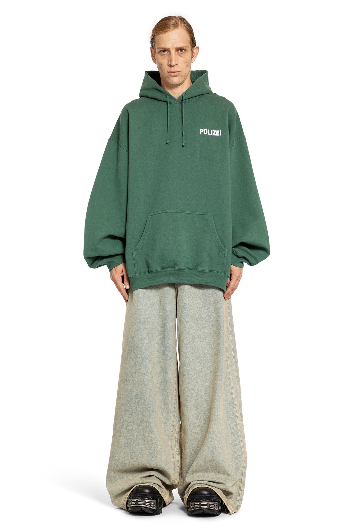 VETEMENTS MAN GREEN SWEATSHIRTS