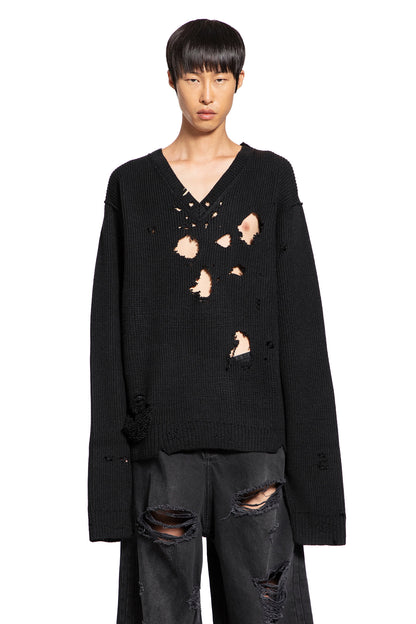 Antonioli VETEMENTS MAN BLACK KNITWEAR