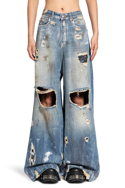 VETEMENTS MAN BLUE JEANS