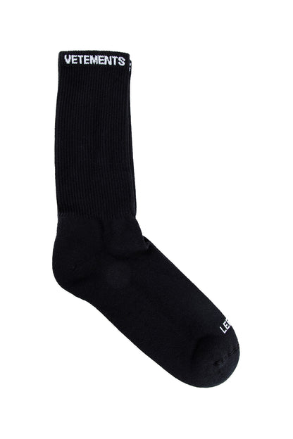 Antonioli VETEMENTS MAN BLACK SOCKS