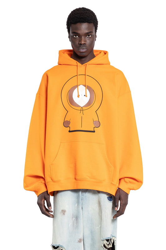 VETEMENTS MAN ORANGE SWEATSHIRTS