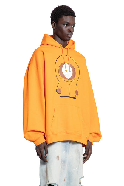 VETEMENTS MAN ORANGE SWEATSHIRTS