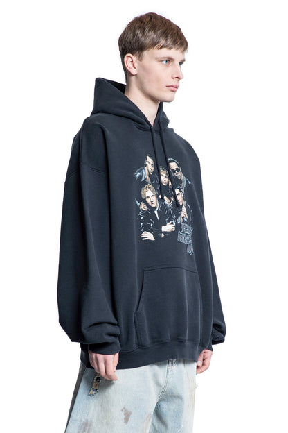 VETEMENTS MAN BLACK SWEATSHIRTS