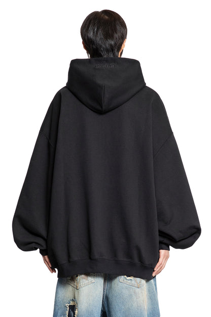 VETEMENTS MAN BLACK SWEATSHIRTS