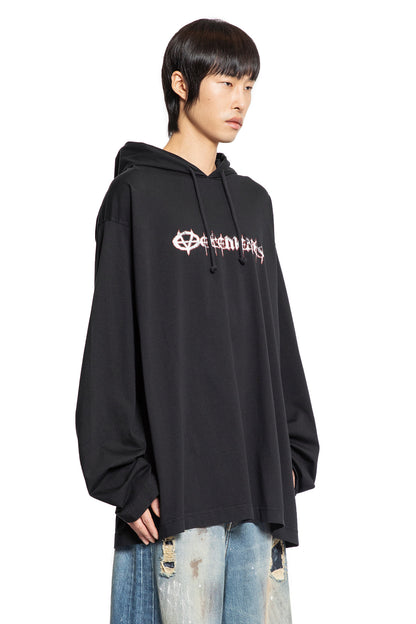 VETEMENTS MAN BLACK SWEATSHIRTS