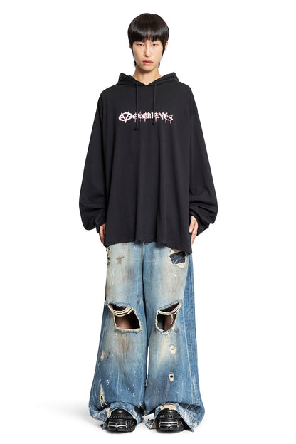 VETEMENTS MAN BLACK SWEATSHIRTS