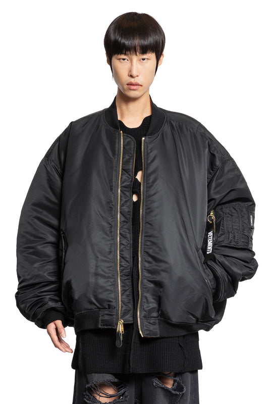 VETEMENTS MAN BLACK JACKETS