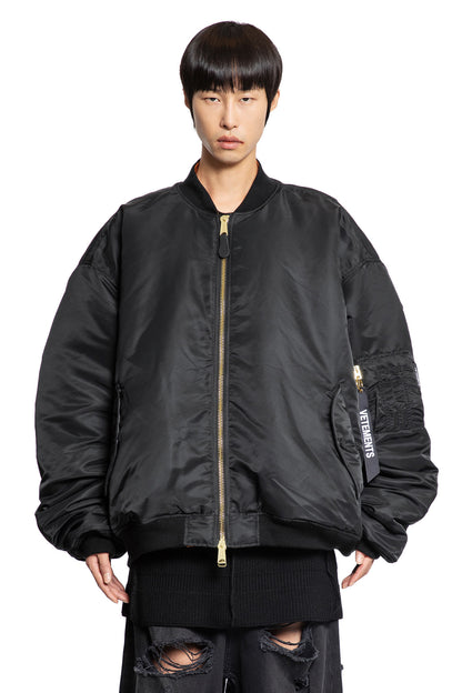 Antonioli VETEMENTS MAN BLACK JACKETS