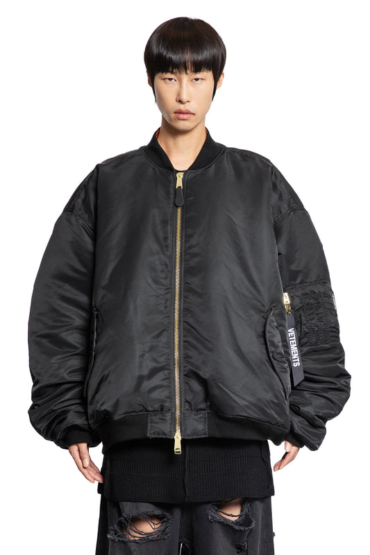 VETEMENTS MAN BLACK JACKETS