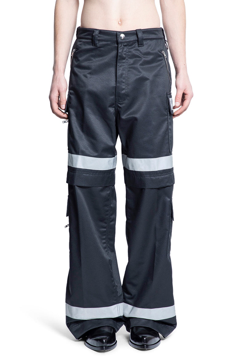 VETEMENTS MAN BLACK TROUSERS