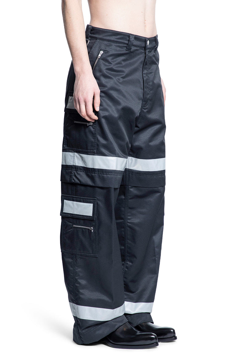 VETEMENTS MAN BLACK TROUSERS