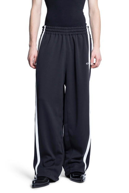 VETEMENTS MAN BLACK&WHITE TROUSERS