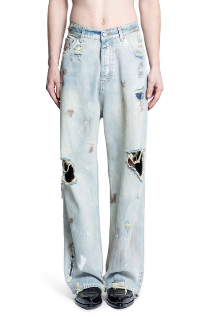 VETEMENTS MAN BLUE JEANS