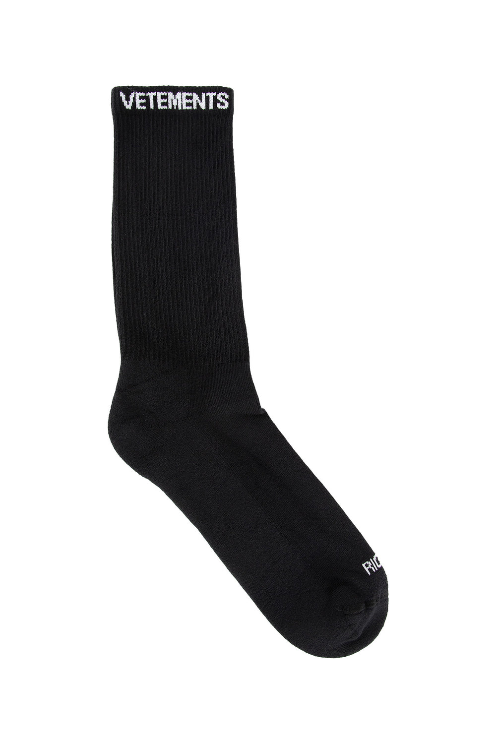 VETEMENTS MAN BLACK SOCKS