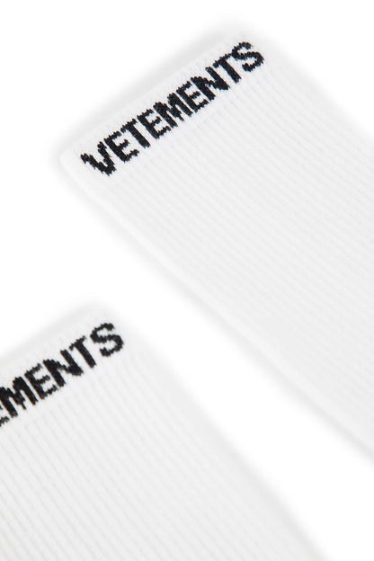 VETEMENTS MAN WHITE SOCKS