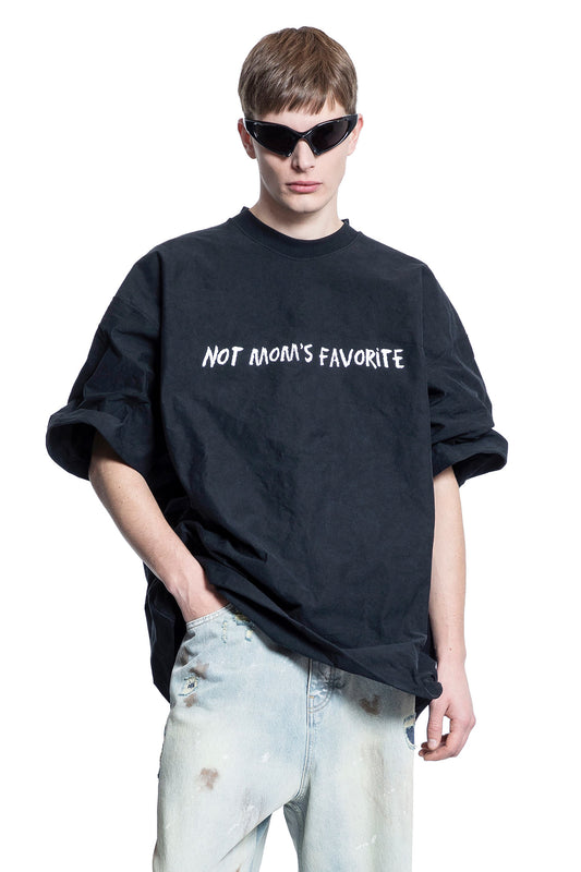 VETEMENTS MAN BLACK T-SHIRTS & TANK TOPS