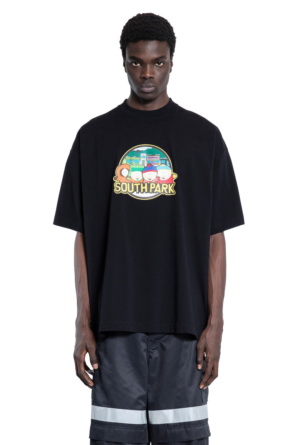 VETEMENTS MAN BLACK T-SHIRTS & TANK TOPS