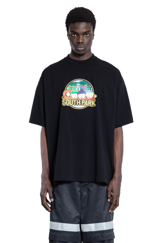 VETEMENTS MAN BLACK T-SHIRTS & TANK TOPS