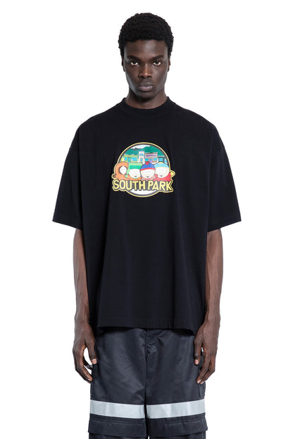 VETEMENTS MAN BLACK T-SHIRTS & TANK TOPS