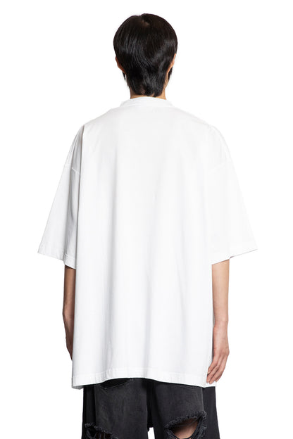 VETEMENTS MAN WHITE T-SHIRTS & TANK TOPS