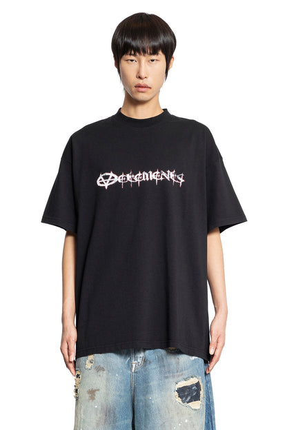 Antonioli VETEMENTS MAN BLACK T-SHIRTS & TANK TOPS