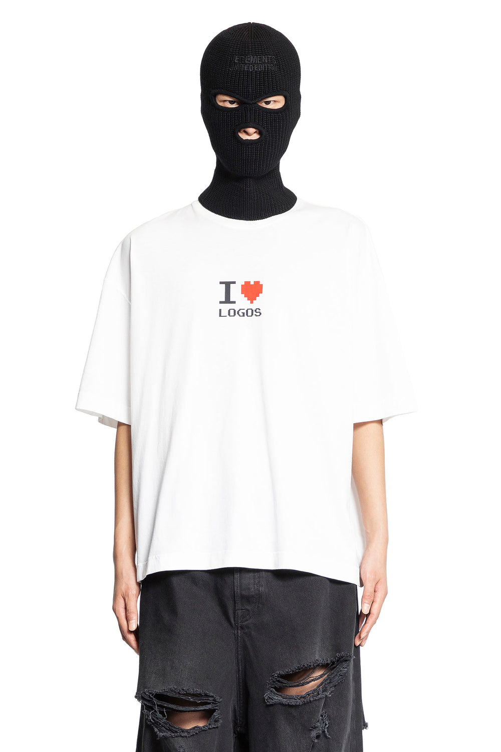 VETEMENTS MAN WHITE T-SHIRTS & TANK TOPS