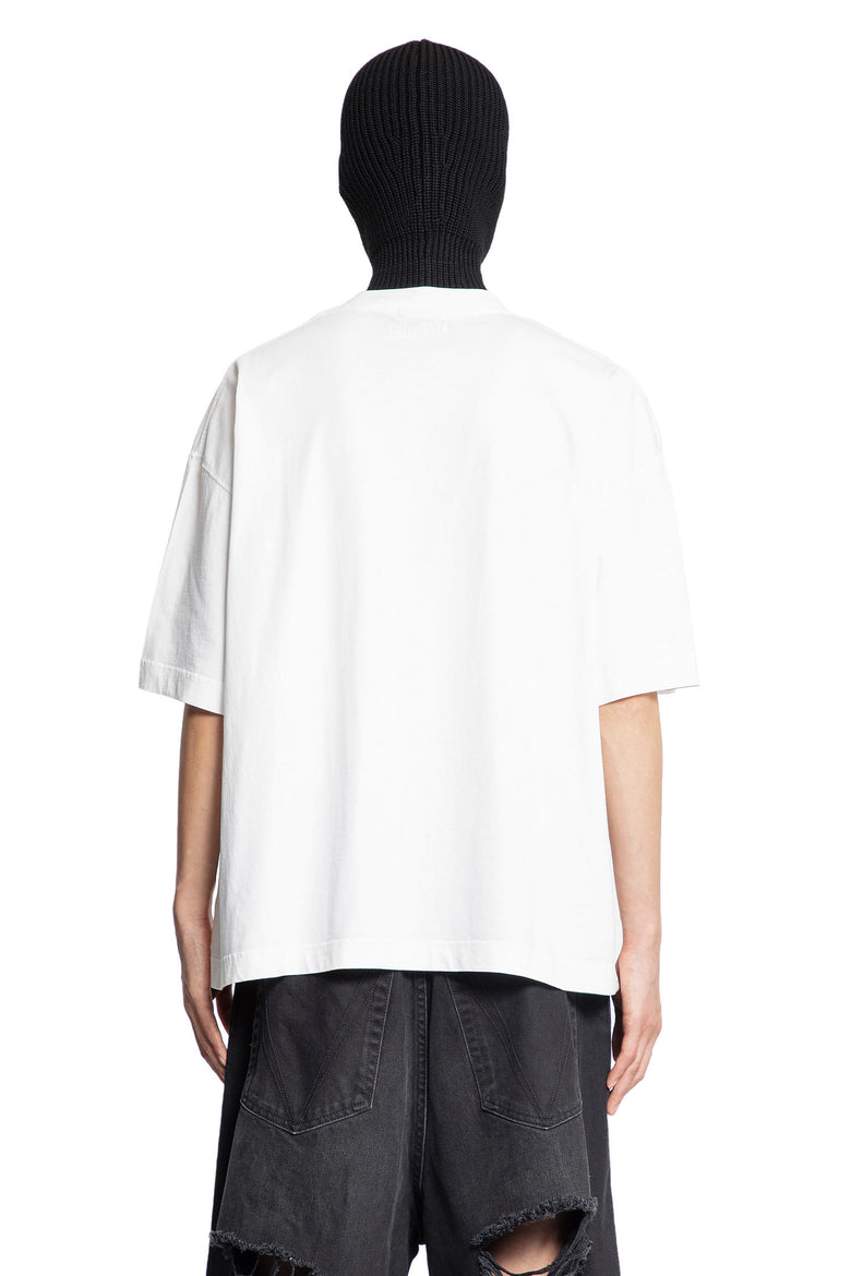 VETEMENTS MAN WHITE T-SHIRTS & TANK TOPS