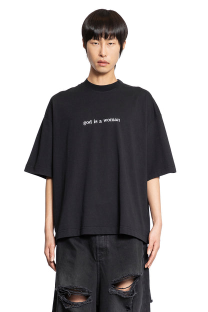 Antonioli VETEMENTS MAN BLACK T-SHIRTS & TANK TOPS