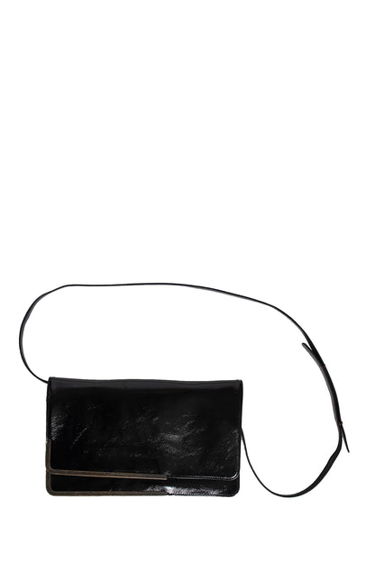 UMA WANG WOMAN BLACK CROSSBODY BAGS