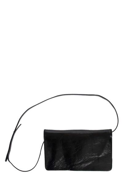 UMA WANG WOMAN BLACK CROSSBODY BAGS