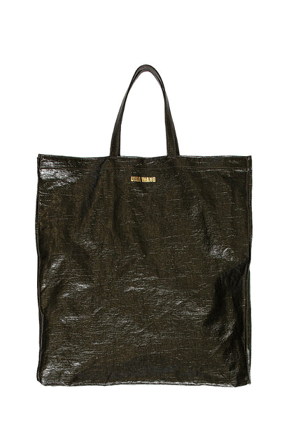 UMA WANG WOMAN GREEN TOTE BAGS